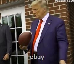 President Donald Trump 2020 Autographed Campaign Football (full size)