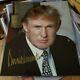 President Donald Trump 8x10 Signed Autograph In Gold Ink