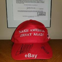 President Donald Trump And Ivanka Trump Autographed MAGA Hat AUTHENTIC