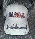 President Donald Trump Autograph/signature 2024 Campaign Maga Hat