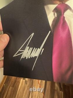 President Donald Trump Autographed 8x10 Photo with Certificate of Authenticity