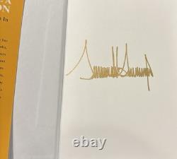 President Donald Trump Autographed Book Think Like A Champion 1st Edition Signed