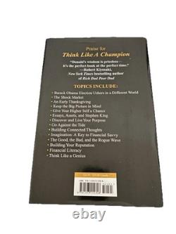 President Donald Trump Autographed Book Think Like A Champion 1st Edition Signed