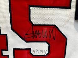 President Donald Trump Autographed Framed on Jersey Auto