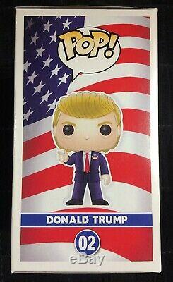 President Donald Trump Autographed Funko Pop! #02 From The Vote Funko Pop