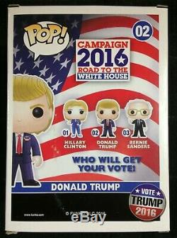 President Donald Trump Autographed Funko Pop! #02 From The Vote Funko Pop