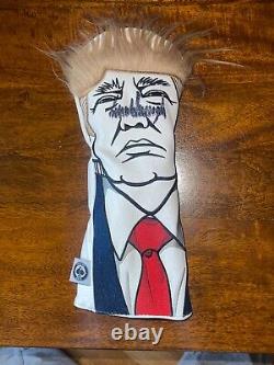 President Donald Trump Autographed Golf Head Cover PSA Authentication (WOW)