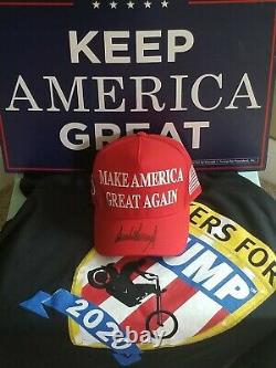 President Donald Trump Autographed MAGA Hat