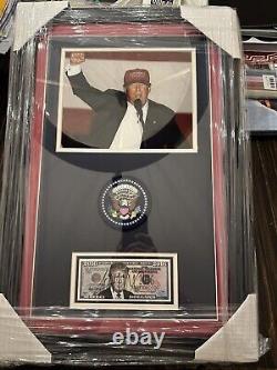 President Donald Trump Autographed Matted and Framed SGC Certified