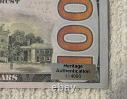 President Donald Trump Autographed Signed $100.00 Note withCOA AUTO Authentic RARE