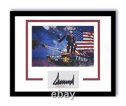 President Donald Trump Autographed Signed 11x14 Framed Photo