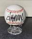 President Donald Trump Autographed Signed Baseball With Coa
