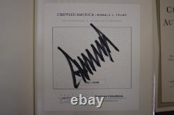 President Donald Trump Autographed Signed Crippled America with COA #3982