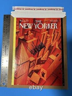 President Donald Trump Autographed Signed New Yorker Magazine Cover JSA COA
