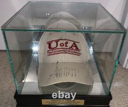 President Donald Trump Autographed Signed University Of Alabama Hat And Case