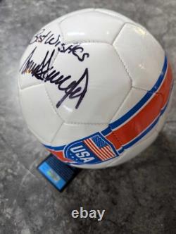President Donald Trump Autographed Soccer Ball with COA