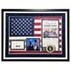 President Donald Trump Autographed Usa Flag Framed Butler, Pa Newspaper Jsa