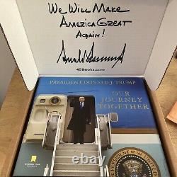 President Donald Trump Book Our Journey Together HAND SIGNED COPY IN HAND
