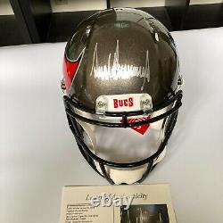 President Donald Trump Full Name Signed Buccaneers Super Bowl Helmet Mint JSA