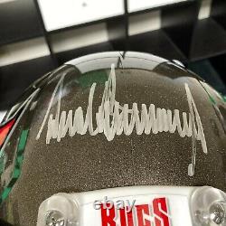 President Donald Trump Full Name Signed Buccaneers Super Bowl Helmet Mint JSA