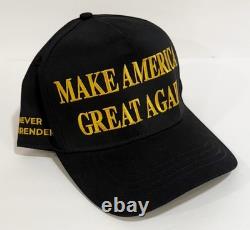 President Donald Trump Gold Ornament, Official Signed Photo, Black MAGA Hat NEW