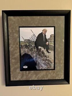 President Donald Trump Hand Signed Autographed 8x10 Photo PSA authenticated