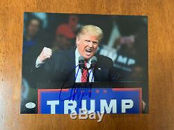President Donald Trump Hand Signed Autographed 8x10 Picture Photo w COA