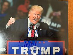 President Donald Trump Hand Signed Autographed 8x10 Picture Photo w COA