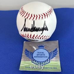 President Donald Trump Hand Signed Baseball Autographed COA Hologram