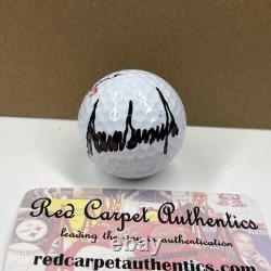 President Donald Trump Hand Signed Golf Ball Autographed With COA HOLO