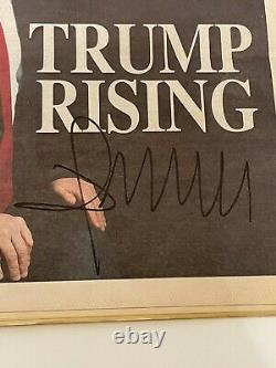 President Donald Trump Hand-signed Boston Herald Newspaper (january 2017)
