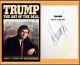 President Donald Trump In-person Signed The Art Of The Deal Book