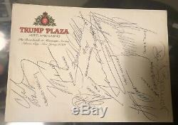 President Donald Trump & Michael Jordan + More Signed Item Jsa Coa Letter