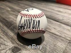 President Donald Trump / Mike Pence Dual Signed Autographed Baseball Psa/dna Coa