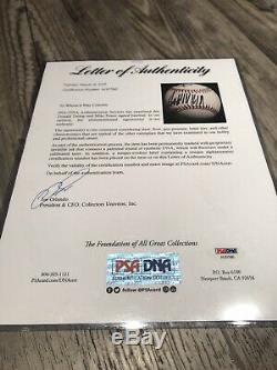 President Donald Trump / Mike Pence Dual Signed Autographed Baseball Psa/dna Coa