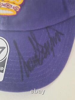 President Donald Trump NHL LA Kings 47 Brand Hat Hand Signed Auto COA Holo