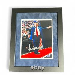 President Donald Trump Photo AUTOGRAPHED HAND SIGNED Framed 13x16 COA Hologram
