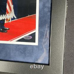President Donald Trump Photo AUTOGRAPHED HAND SIGNED Framed 13x16 COA Hologram
