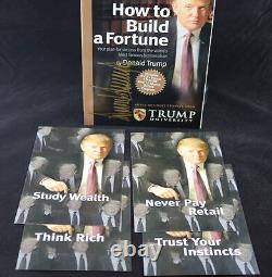 President Donald Trump SIGNED How To Build a Fortune LETTER PSA/DNA AUTOGRAPHED