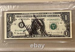 President Donald Trump Signed $1 Dollar Bill PSA Authenticated Genuine Autograph