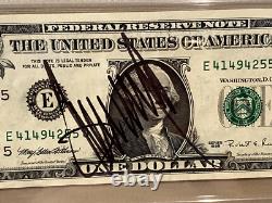 President Donald Trump Signed $1 Dollar Bill PSA Authenticated Genuine Autograph