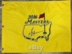 President Donald Trump Signed 2016 Masters Golf Flag Potus Exact Proof