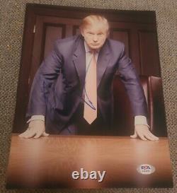 President Donald Trump Signed 8x10 Photo Psa/dna Loa Authentic #aj04878 Potus 45
