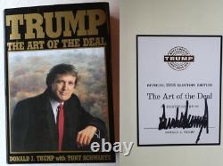 President Donald Trump Signed Art of The Deal Autographed Auto Election Edition