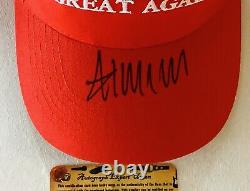 President Donald Trump Signed Autograph Hat W Coa Maga New