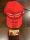 President Donald Trump Signed Autograph Hat W Coa Make America Great Again Maga