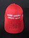 President Donald Trump Signed Autograph Hat W Coa Make America Great Again Maga