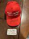 President Donald Trump Signed Autograph Hat W Coa Make America Great Again Maga