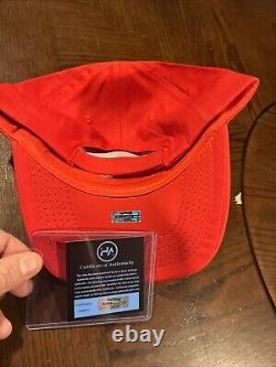 President Donald Trump Signed Autograph Hat W Coa Make America Great Again Maga