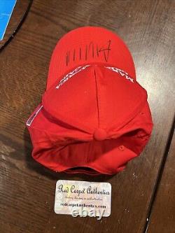 President Donald Trump Signed Autograph Hat W Coa Make America Great Again Maga